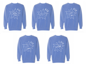 Mom's Script and Stars Sorority Sweatshirt