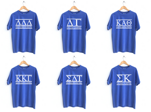 Classic Greek Letters Sorority Tees