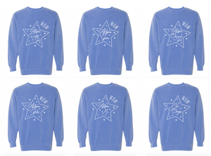 Mom's Script and Stars Sorority Sweatshirt