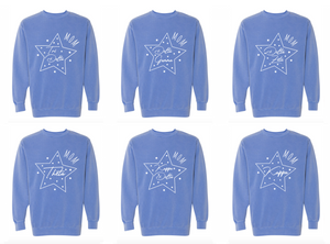 Mom's Script and Stars Sorority Sweatshirt