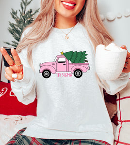 Pink Truck Sorority Sweatshirt