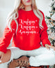 Script and Snowflakes Sorority Sweatshirt