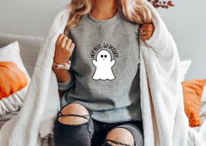 Spooky Ghost Halloween Sweatshirt