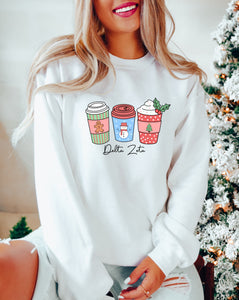 Christmas Coffees Sorority Sweatshirt