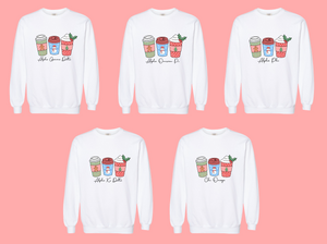 Christmas Coffees Sorority Sweatshirt