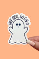 Spooky Ghost Halloween Sticker