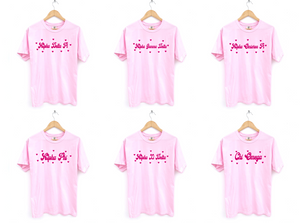 Loving Hearts Pink Sorority Tee