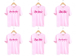 Loving Hearts Pink Sorority Tee
