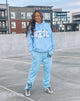 Light Blue Butterfly Sweatpants DOORBUSTER