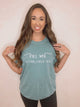 Wavy Letters Sorority Tee