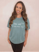 Wavy Letters Sorority Tee