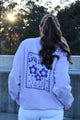 The Purple Harley Comfort Colors Sorority Sweatshirt