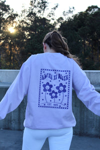 The Purple Harley Comfort Colors Sorority Sweatshirt