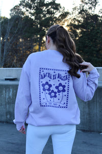 The Purple Harley Comfort Colors Sorority Sweatshirt