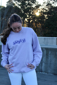 The Purple Harley Comfort Colors Sorority Sweatshirt