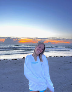 ADPi Smiley Blues Crewneck Sorority Sweatshirt