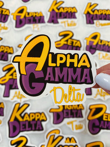 Hannah Inspired Sorority Sticker