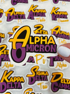 Hannah Inspired Sorority Sticker
