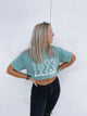 Established Year Outlined with Stars Sorority Tee
