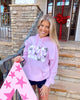 The Keely Sorority Sweatshirt Light Pink