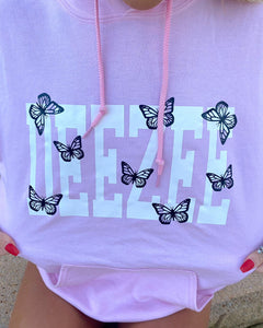 The Keely Sorority Sweatshirt Light Pink