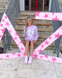 The Keely Sorority Sweatshirt Light Pink