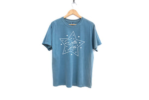 Script and Stars Sorority Tee