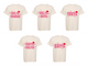 Pink and Red Lasso Cowgirl Sorority Tee