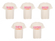 Pink and Orange Stars Alumna Sorority Tee