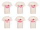 Pink and Red Lasso Cowgirl Sorority Tee
