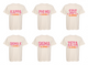 Pink and Orange Stars Alumna Sorority Tee