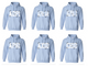 The Keely Sorority Sweatshirt Light Blue