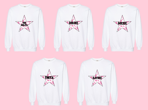 Pink Cowgirl Star Sorority Sweatshirt