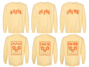 The Purple Harley Comfort Colors Sorority Sweatshirt