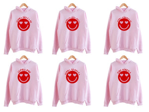 Heart Eyes Hooded Sorority Sweatshirt