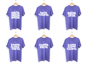 Flower Power Sorority Tee