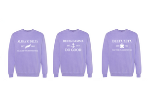 Symbol Crewneck Sorority Sweatshirt