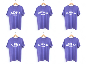 Mom's Bubbly Arch Sorority Tee