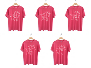 Mom's Script and Stars Sorority Tee