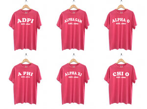 Bubbly Arch Sorority Tee