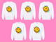 Rainbow Smiley Alumna Sorority Sweatshirt
