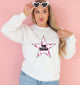 Pink Cowgirl Star Sorority Sweatshirt
