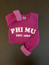 Bubbly Arch Comfort Colors Sorority Sweatshirt