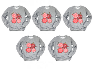 Red Ornaments Sorority Sweatshirt