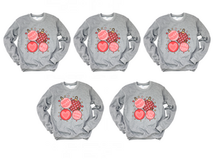 Red Ornaments Sorority Sweatshirt