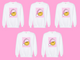 Pink Checkers Santa Sorority Sweatshirt