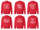 Script and Snowflakes Sorority Sweatshirt
