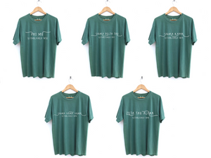 Wavy Letters Sorority Tee