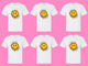 Rainbow Smiley Alumna Sorority Tee