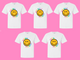 Rainbow Smiley Alumna Sorority Tee